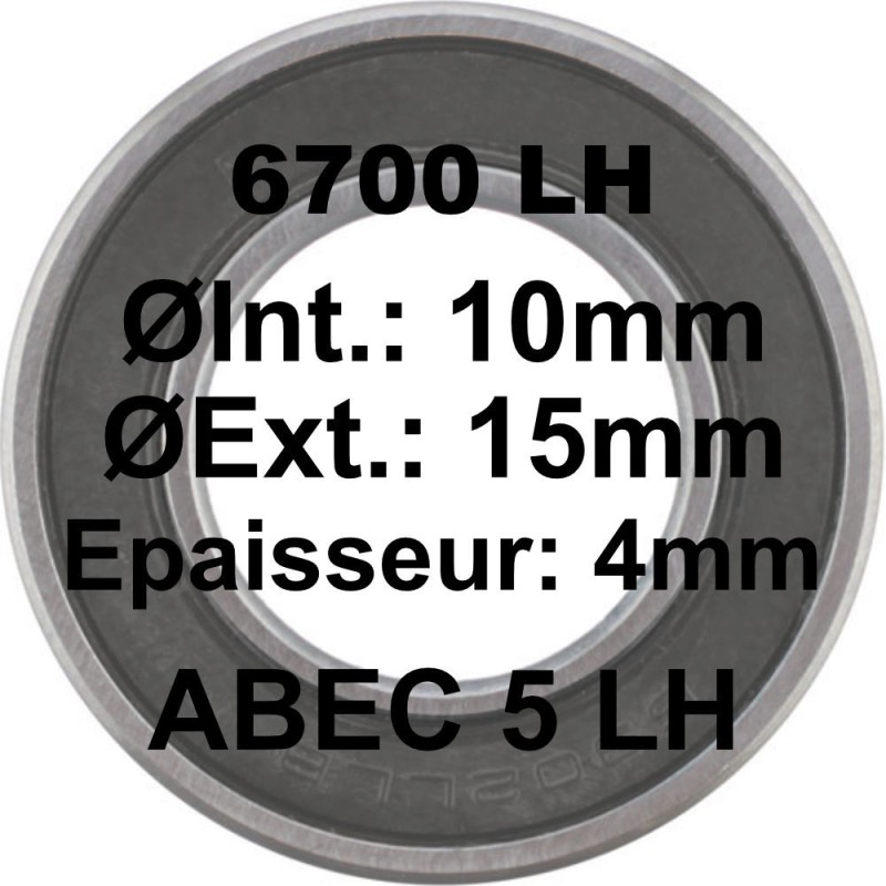 A5 Bearing | 6700 LH 10x15x4 A5 Bearing | 6700 LH 10x15x4