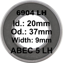 Roulement 6904 LH 20x37x9