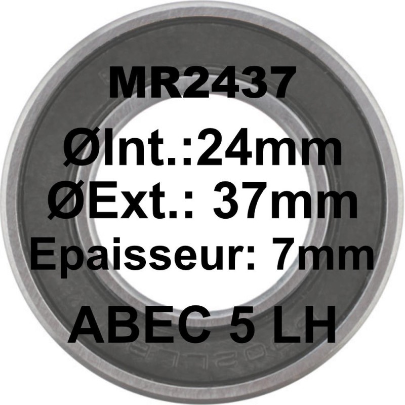 Roulement MR2437 LLB 24x37x7 (6805 D24) Roulement MR2437 LLB 24x37x7 (6805 D24)
