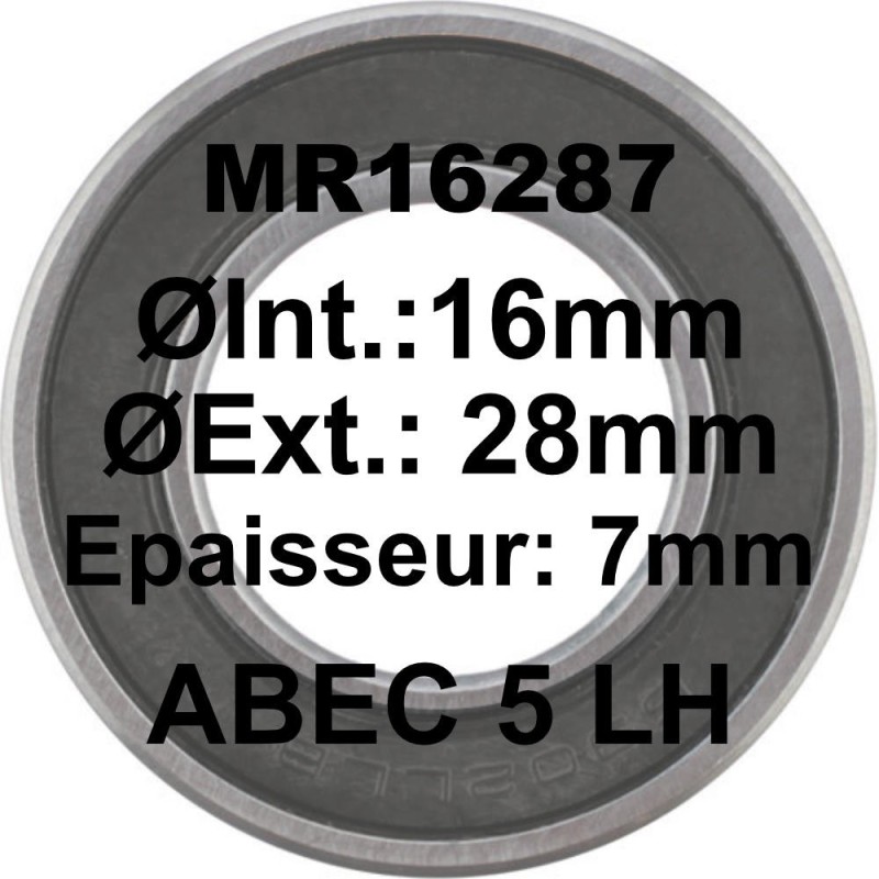 A5 Bearing | MR16287 LLB 16x28x7 (6902 D16) A5 Bearing | MR16287 LLB 16x28x7 (6902 D16)