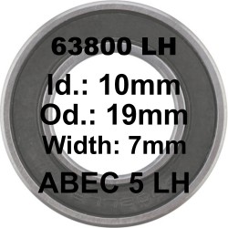 A5 Bearing | 63800 LH 10x19x7