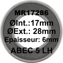A5 Bearing | MR17286 LLB 17x28x6