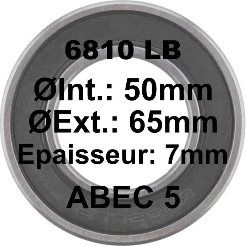 Roulement 6810 LB 50x65x7 Roulement 6810 LB 50x65x7