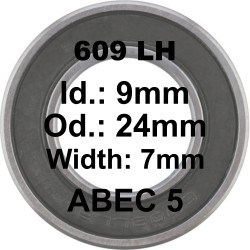 Roulement 609 LH 9x24x7