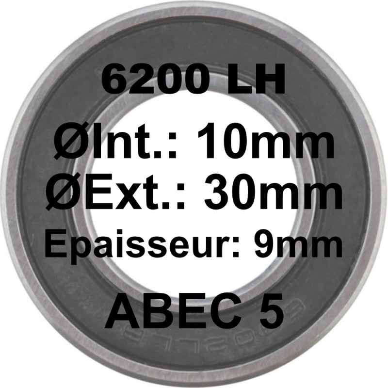 A5 Bearing | 6200 LH 10x30x9 A5 Bearing | 6200 LH 10x30x9