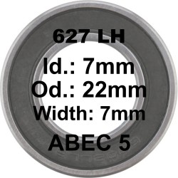 Roulement 627 LH 7x22x7