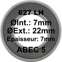 Roulement 627 LH 7x22x7