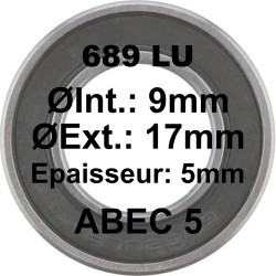 Roulement 689 LU 9x17x5