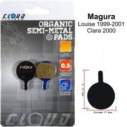 CLOUD Disc brake pads BP-04 Semi metal
