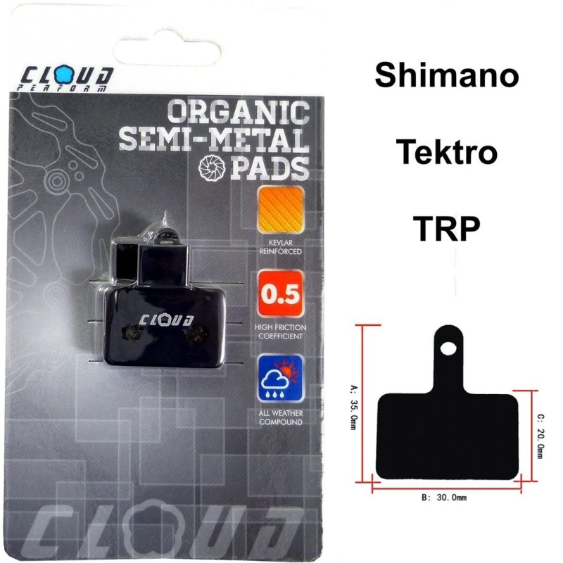 CLOUD Disc brake pads BP-10 Semi metal CLOUD Disc brake pads BP-10 Semi metal