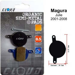 CLOUD Disc brake pads BP-12 Semi metal