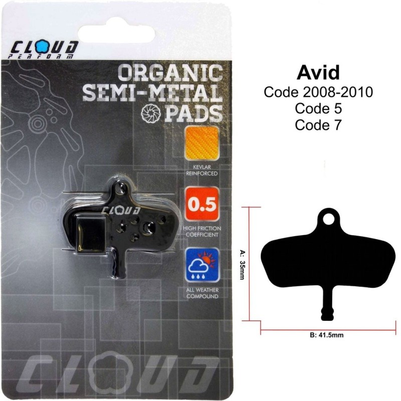 CLOUD Disc brake pads BP-34 Semi metal