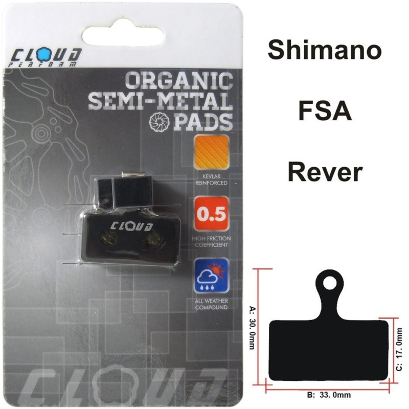 CLOUD Disc brake pads BP-52 Semi metal CLOUD Disc brake pads BP-52 Semi metal