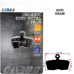CLOUD Disc brake pads BP-53 Semi metal