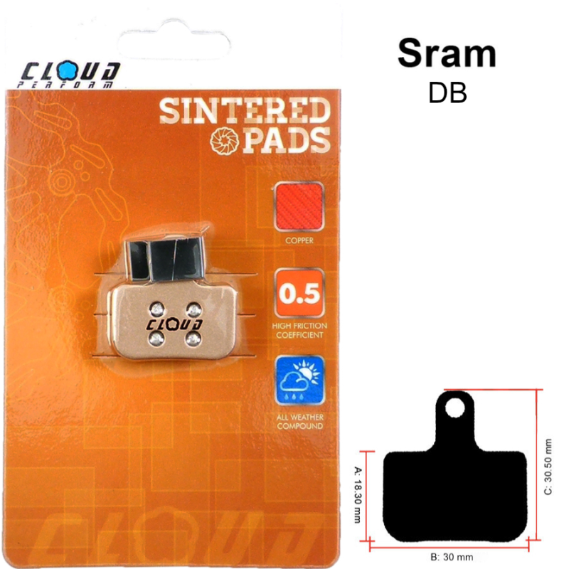CLOUD Disc brake pads BP-63S Metal
