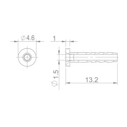 CLOUD Aiguille 2,3 mm pour frein SHIMANO BH59