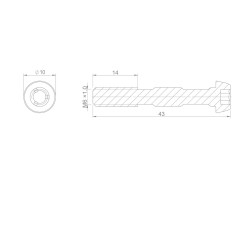 CLOUD Vis Banjo pour étrier de frein SHIMANO XTR 2012