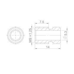 CLOUD Compression Nut M9 MAGURA
