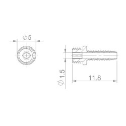 CLOUD Aiguille 2,1 mm pour frein SRAM