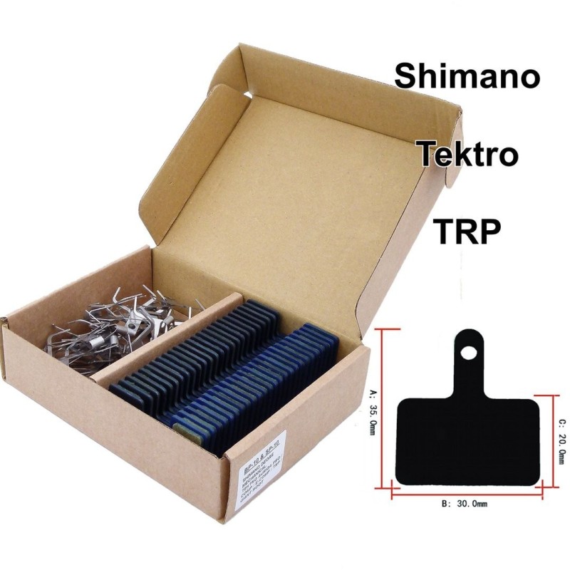 CLOUD Disc brake pads BP-10 Semi metal - 25 Pairs CLOUD Disc brake pads BP-10 Semi metal - 25 Pairs