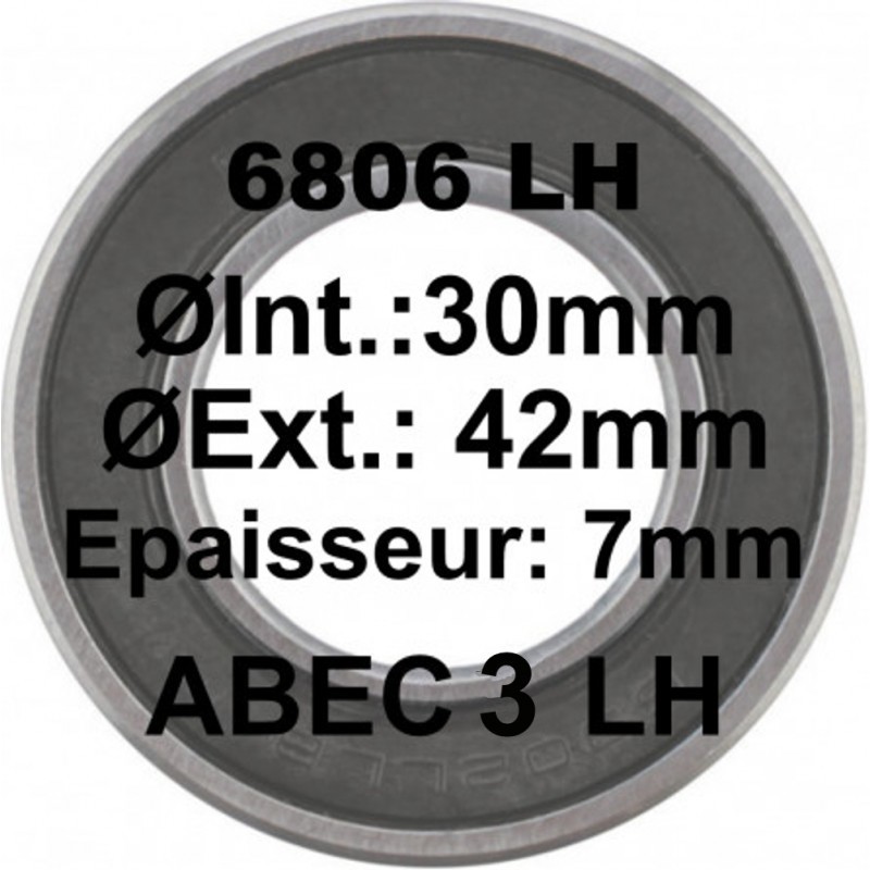Roulement 6806 LH 30x42x7