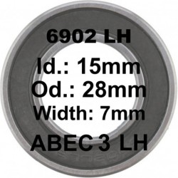 Roulement 6902 LH 15x28x7 (61902)