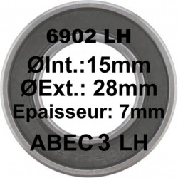 Roulement 6902 LH 15x28x7 (61902)