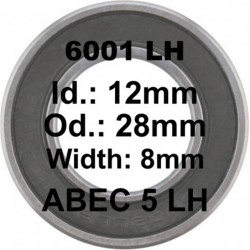 A5 Bearing | 6001 LH 12x28x8