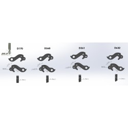 D360 derailleur hanger CUBE - 10110, 10103, 10115