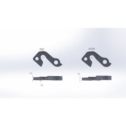 D723 derailleur hanger GT - ATIDH0239
