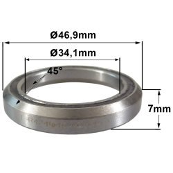 Roulement R424 34.1 x 46.9 x 7 (45°x45°)