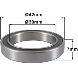 Roulement R433 30 x 42 x 7 (6806-2RS)