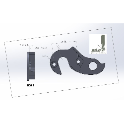 D369 derailleur hanger COLNAGO