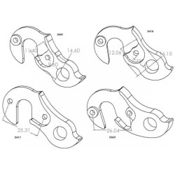 D417 derailleur hanger COLNAGO