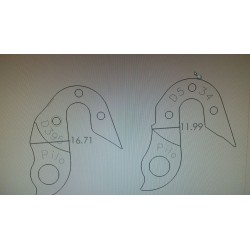 D395 derailleur hanger CIPOLLINI