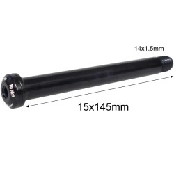 145x15xM14x1,5mm Front axle - FB1450BK002 FOX