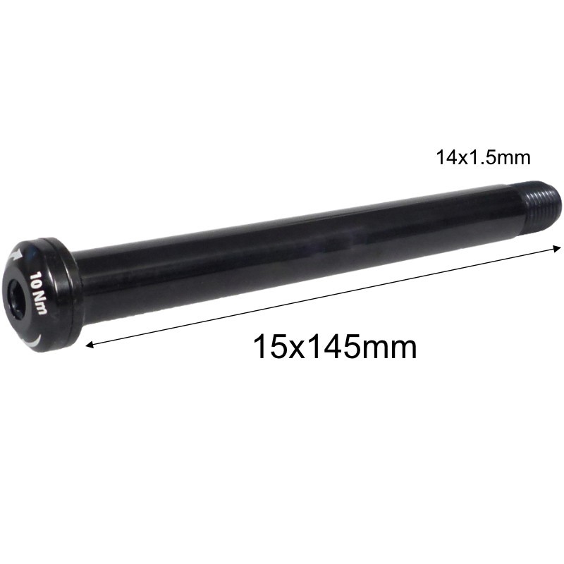 Axe avant 145x15xM14x1,5mm - FB1450BK002 FOX