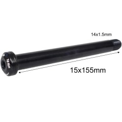 Axe avant 155x15xM14x1,5mm - FB1550BK002 FOX