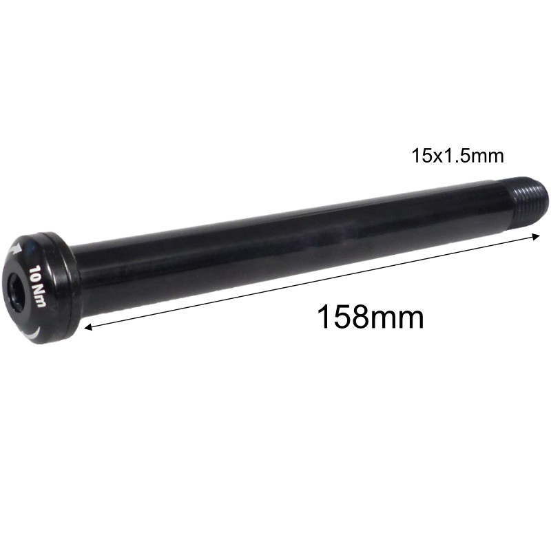 Axe avant 158x15xM15x1,5mm - FB1580BK002 ROCKSHOX