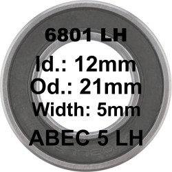 A5 Bearing | 6801 LH 12x21x5