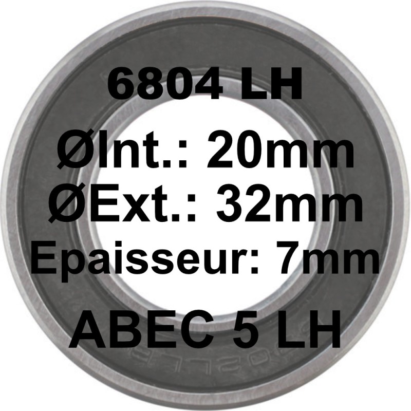 A5 Bearing | 6804 LH 20x32x7 A5 Bearing | 6804 LH 20x32x7