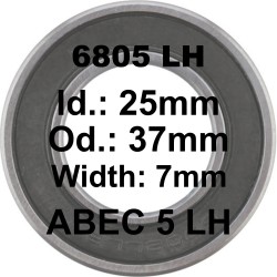 Roulement 6805 LH 25x37x7