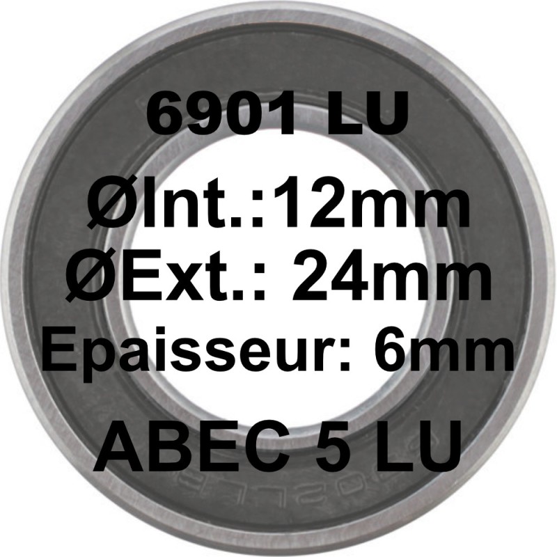 A5 Bearing | 6901 LU 12x24x6 A5 Bearing | 6901 LU 12x24x6