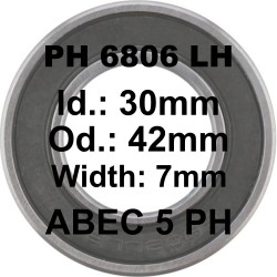 Roulement PH 6806 LH 30x42x7 (Traitement Anti Corrosion)